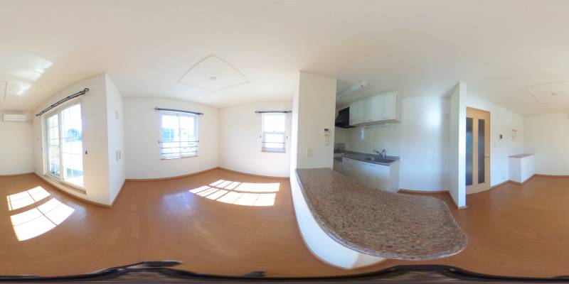 パノラマ画像リビング