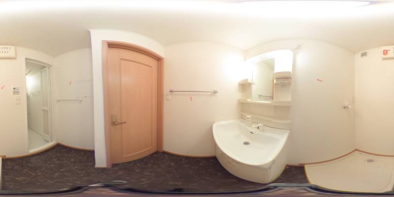 パノラマ画像洗面所