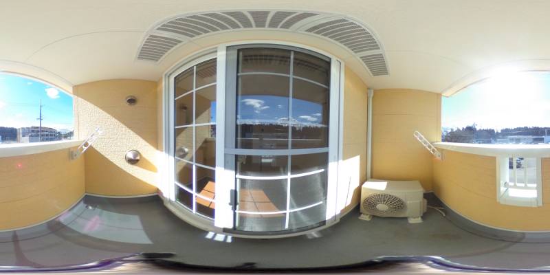 パノラマ画像バルコニー