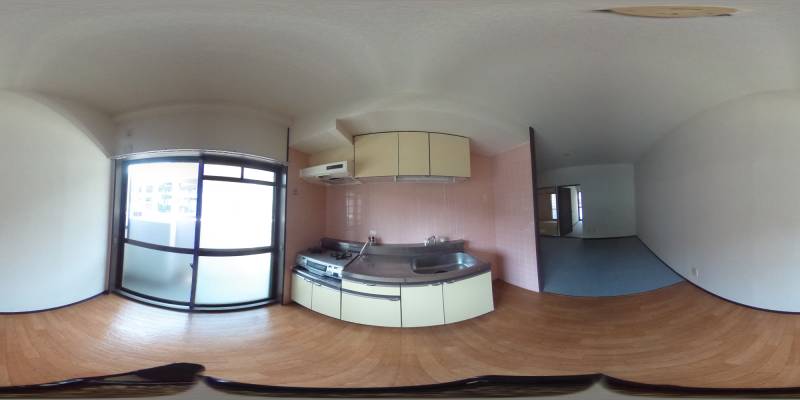 パノラマ画像キッチン