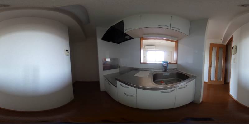パノラマ画像キッチン
