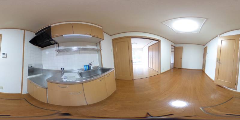 パノラマ画像キッチン