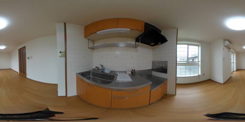 パノラマ画像キッチン