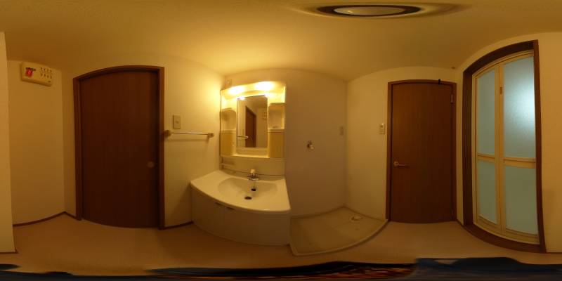 パノラマ画像洗面所