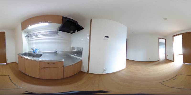 パノラマ画像キッチン