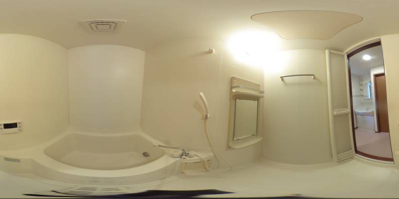 パノラマ画像バスルーム