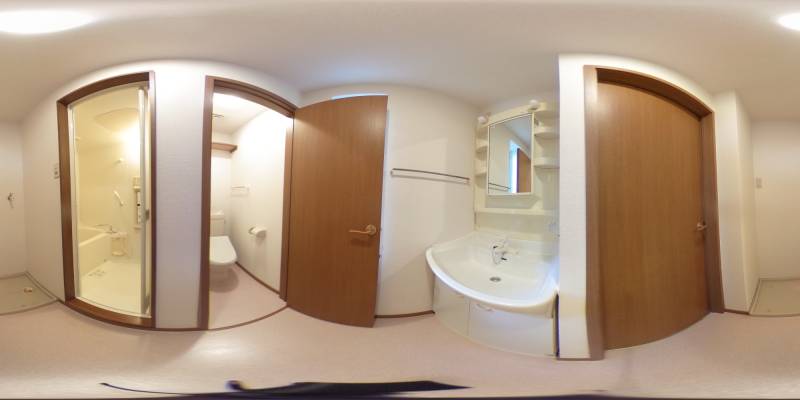 パノラマ画像洗面所