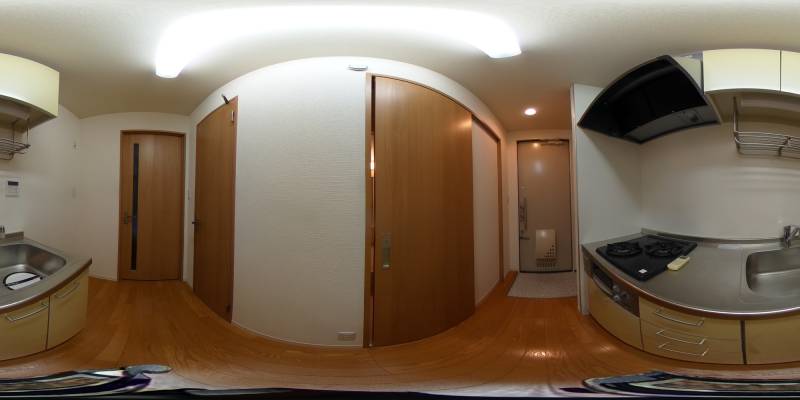 パノラマ画像キッチン