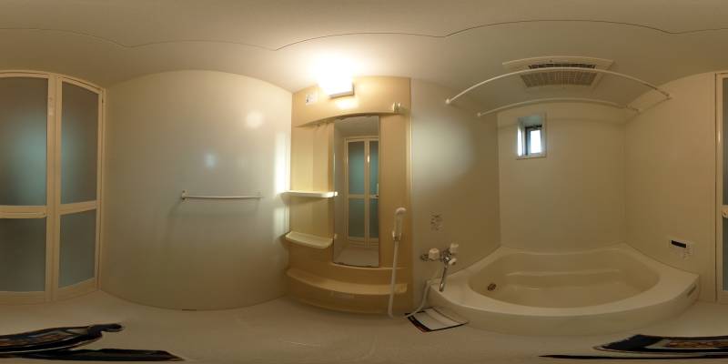 パノラマ画像バスルーム