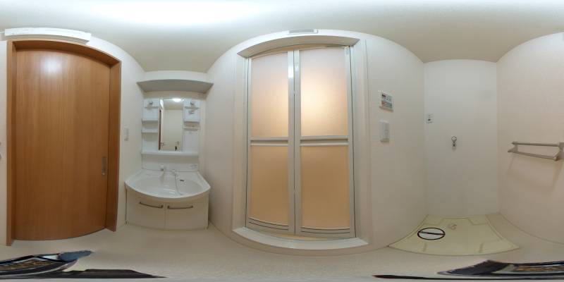 パノラマ画像洗面所