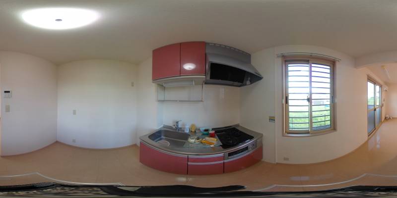 パノラマ画像キッチン