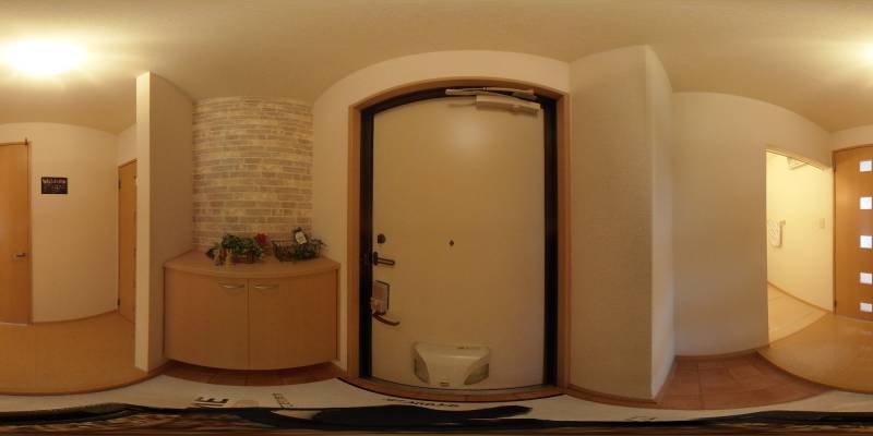 パノラマ画像玄関