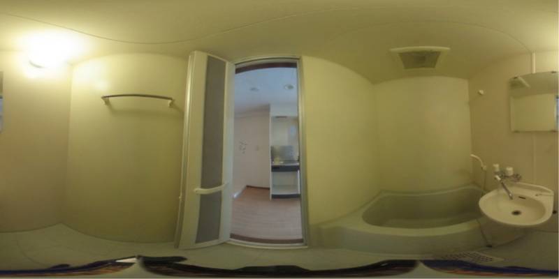 パノラマ画像バスルーム