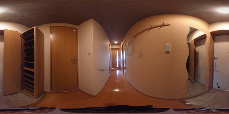 パノラマ画像玄関