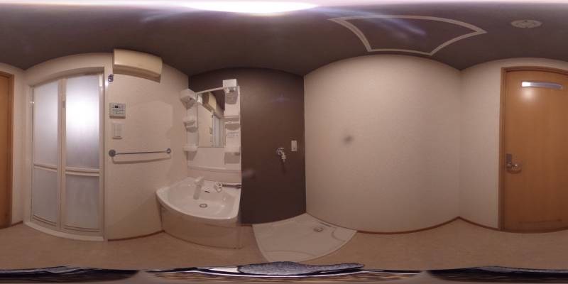 パノラマ画像洗面所