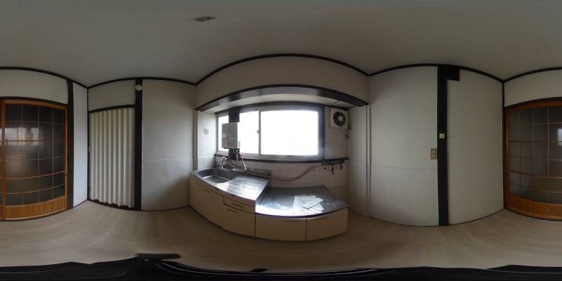 パノラマ画像キッチン