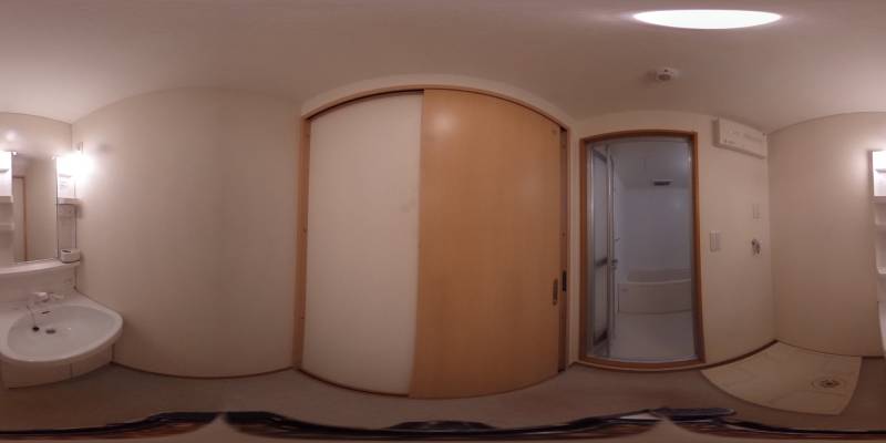 パノラマ画像洗面所