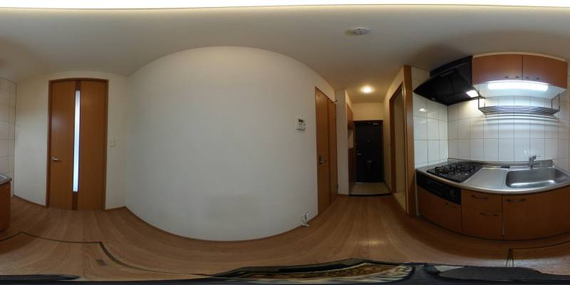パノラマ画像キッチン