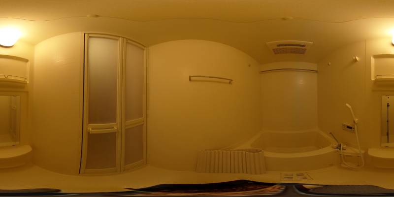 パノラマ画像バスルーム