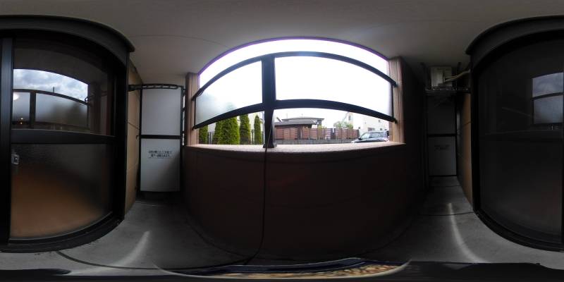 パノラマ画像バルコニー