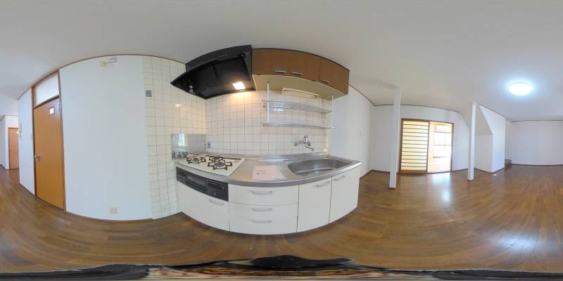 パノラマ画像キッチン