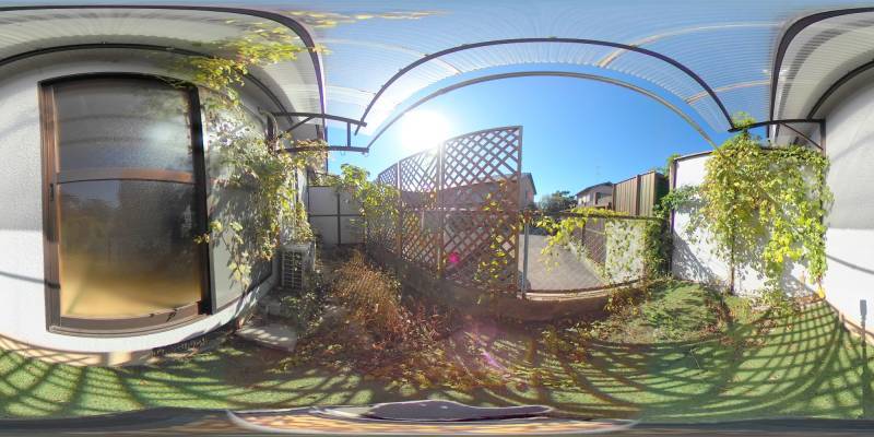 パノラマ画像バルコニー