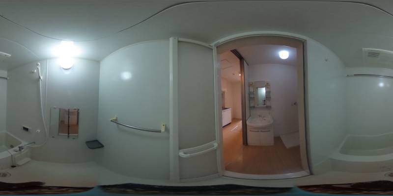 パノラマ画像バスルーム