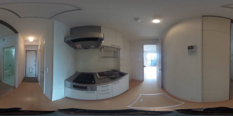 パノラマ画像キッチン