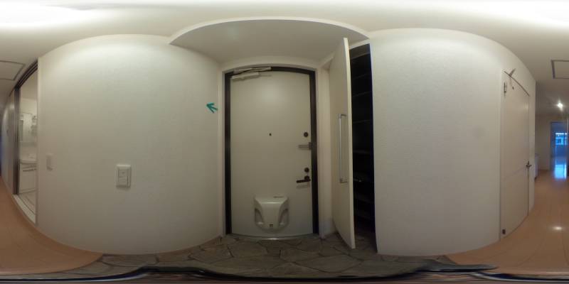 パノラマ画像玄関