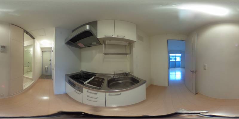 パノラマ画像キッチン