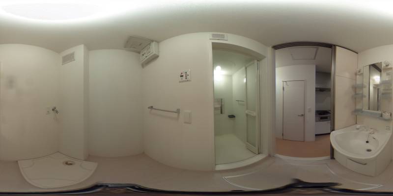 パノラマ画像洗面所