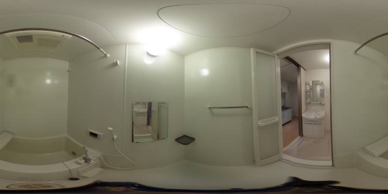 パノラマ画像バスルーム