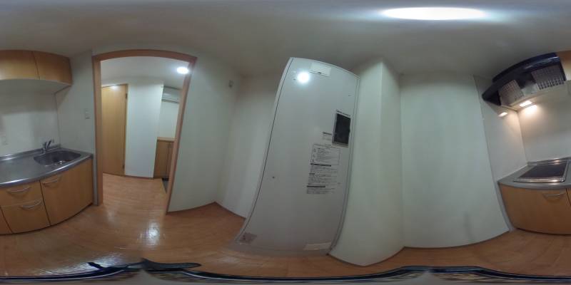 パノラマ画像キッチン