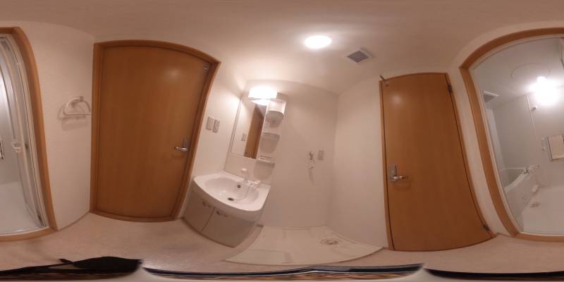 パノラマ画像バスルーム