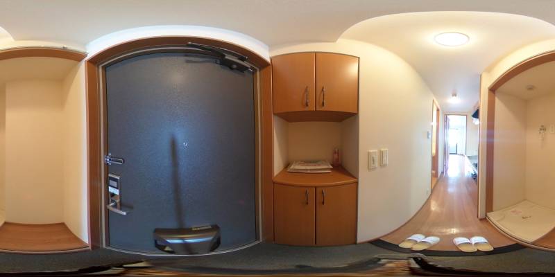 パノラマ画像玄関