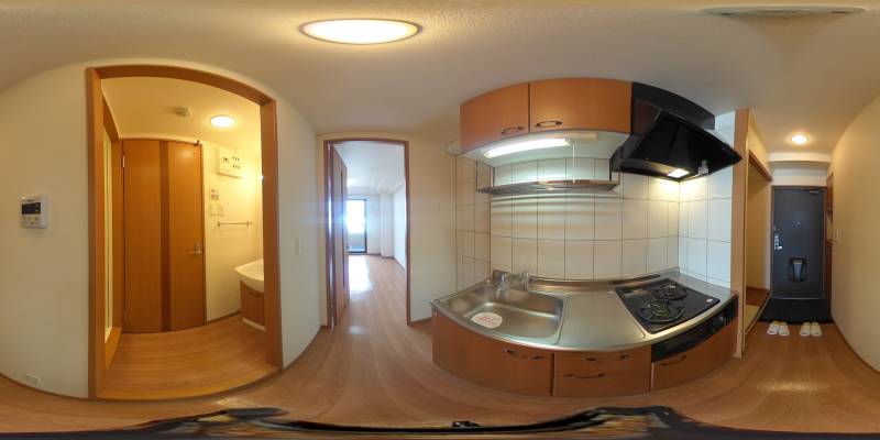 パノラマ画像キッチン