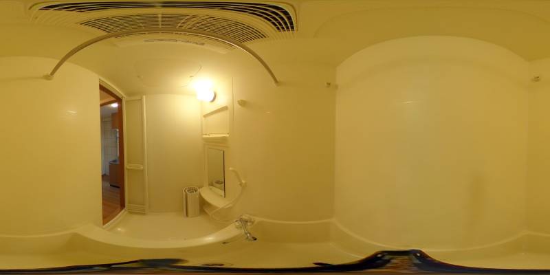 パノラマ画像バスルーム