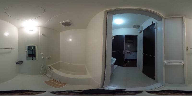 パノラマ画像バスルーム