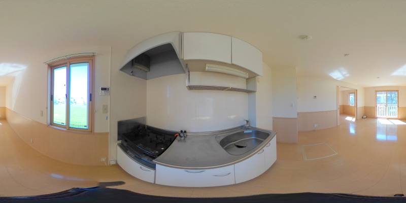 パノラマ画像キッチン