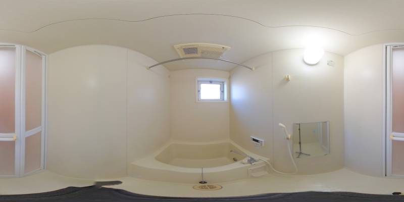 パノラマ画像バスルーム