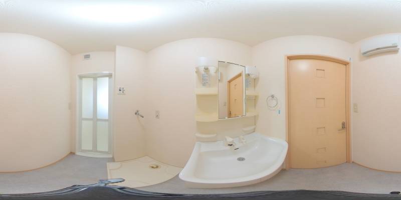 パノラマ画像洗面所