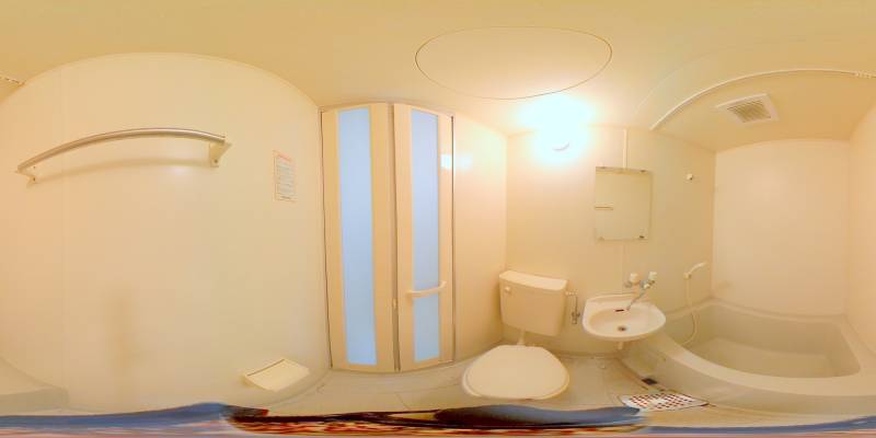 パノラマ画像バスルーム