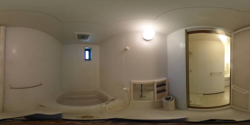 パノラマ画像バスルーム