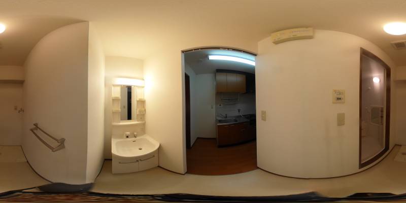 パノラマ画像洗面所