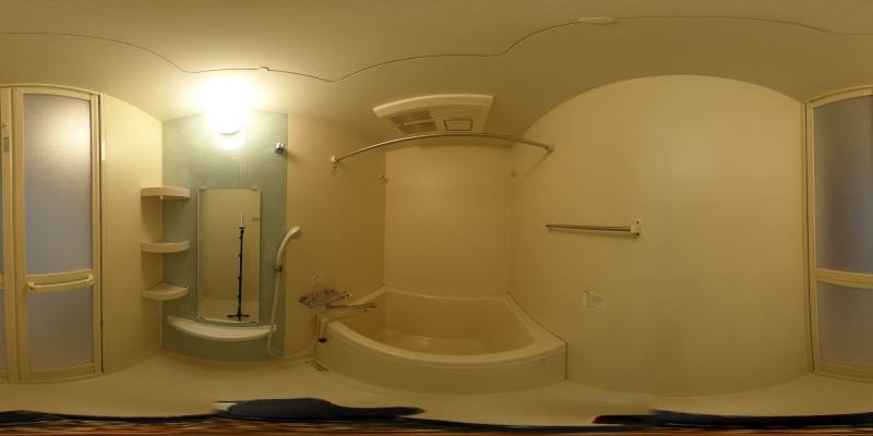 パノラマ画像バスルーム