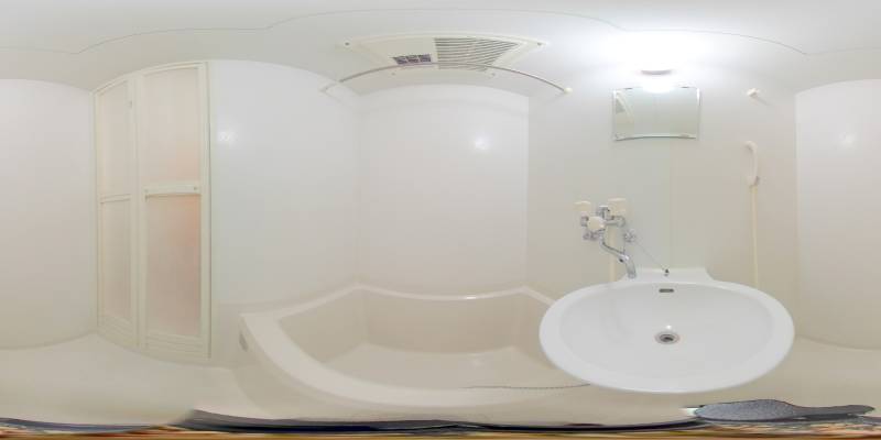 パノラマ画像バスルーム