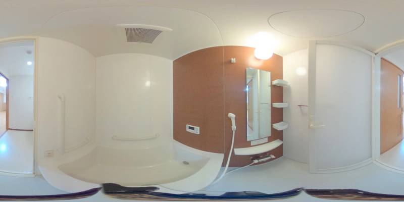 パノラマ画像バスルーム