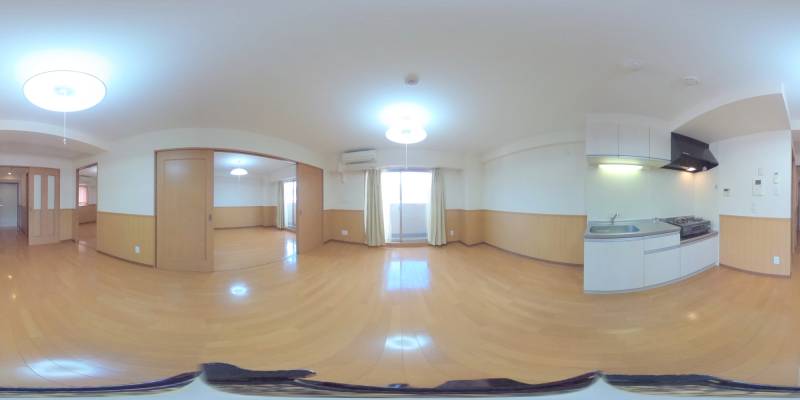 パノラマ画像リビング