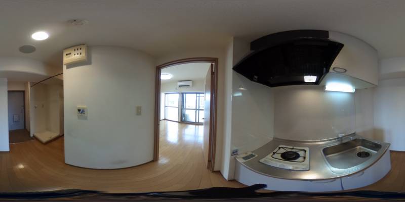 パノラマ画像キッチン