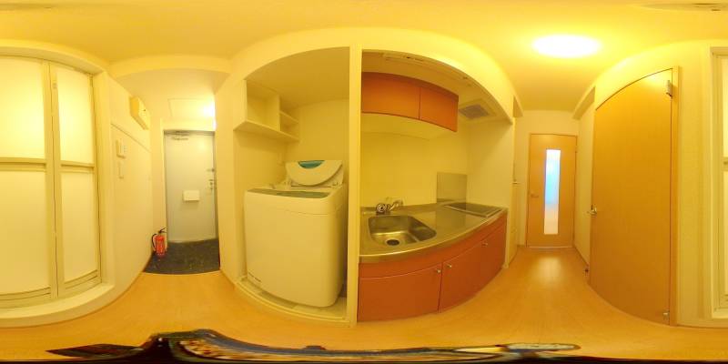 パノラマ画像キッチン